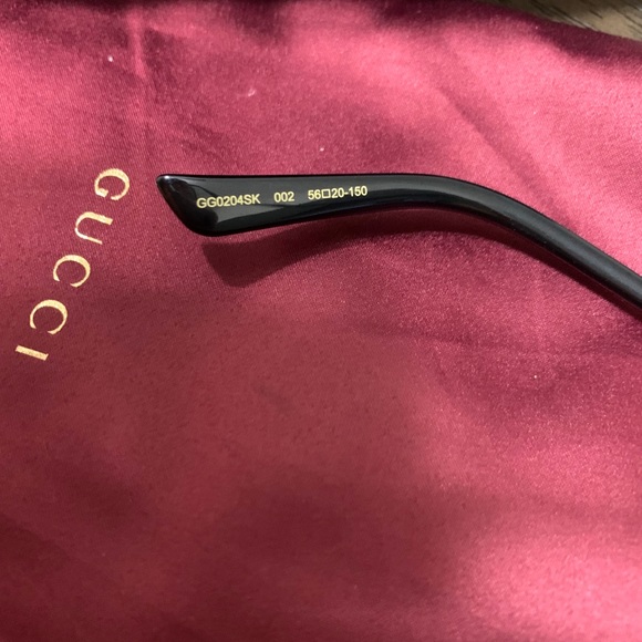 Gucci sunglasses.